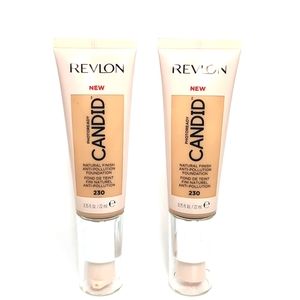 Revlon Photo Ready Candid Natural Finish Anti Pollution Foundation 230 Bare 2pcs
